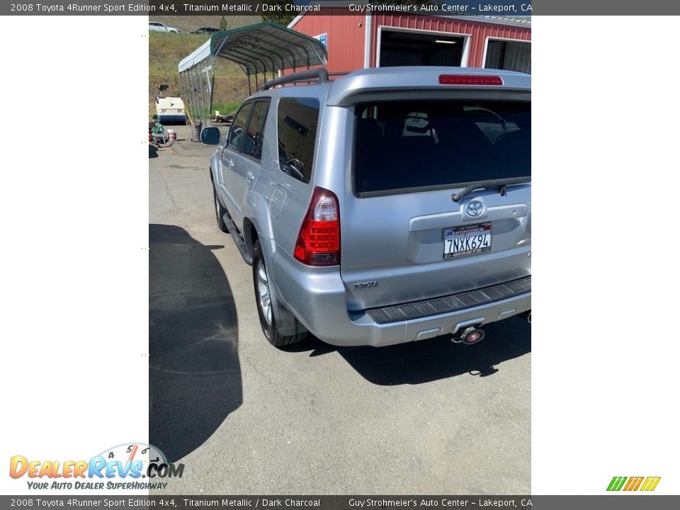 2008 Toyota 4Runner Sport Edition 4x4 Titanium Metallic / Dark Charcoal Photo #7