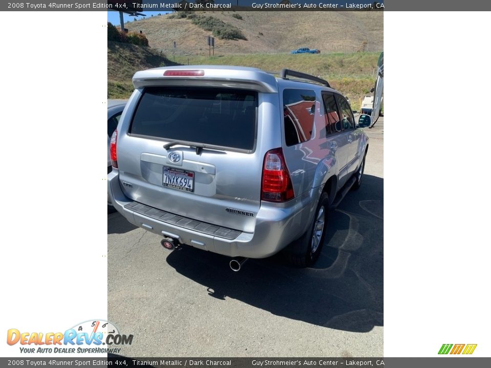 2008 Toyota 4Runner Sport Edition 4x4 Titanium Metallic / Dark Charcoal Photo #8