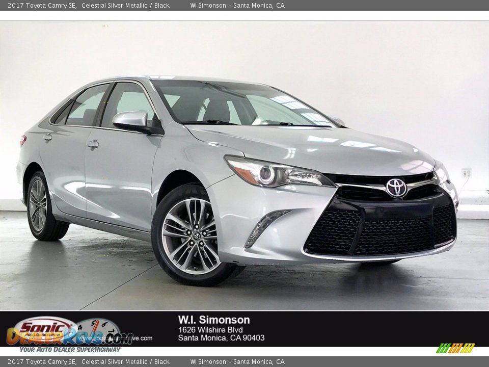 2017 Toyota Camry SE Celestial Silver Metallic / Black Photo #1