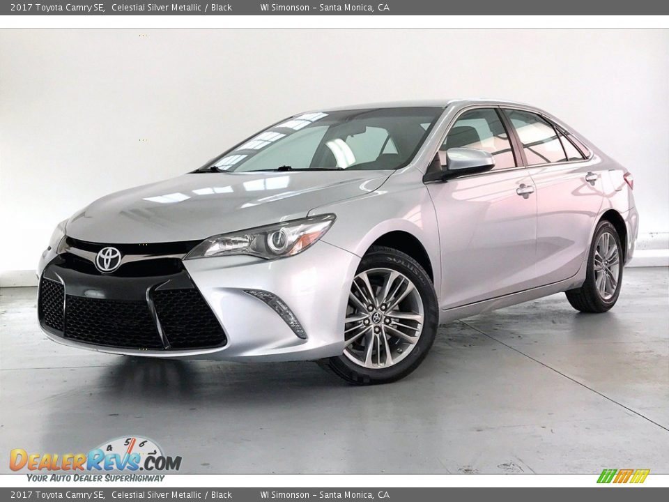 2017 Toyota Camry SE Celestial Silver Metallic / Black Photo #12