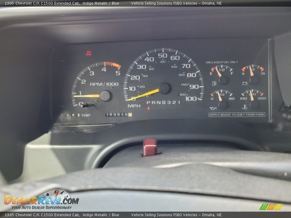 1995 Chevrolet C/K C1500 Extended Cab Gauges Photo #3