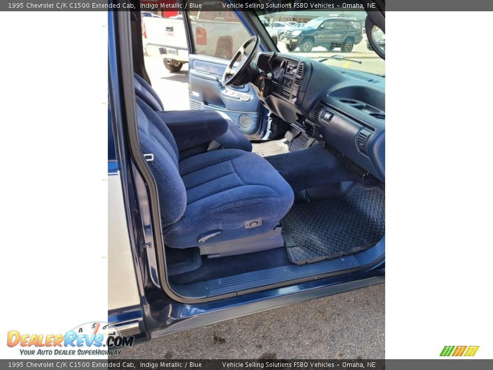 Blue Interior - 1995 Chevrolet C/K C1500 Extended Cab Photo #5