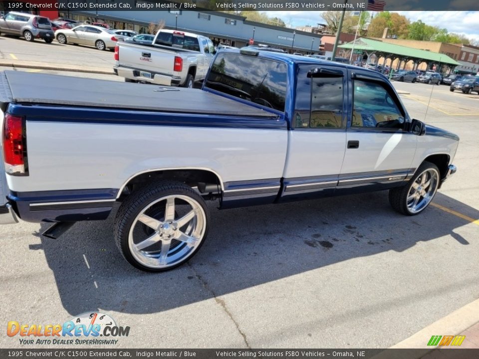 1995 Chevrolet C/K C1500 Extended Cab Indigo Metallic / Blue Photo #8