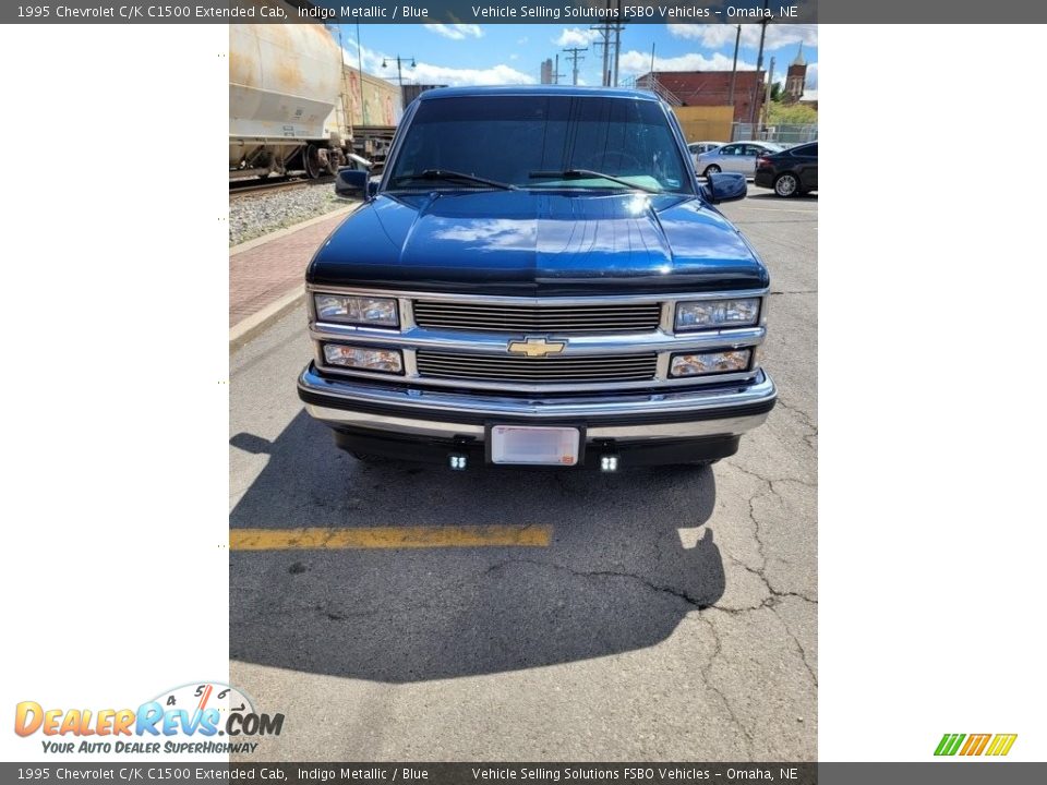 1995 Chevrolet C/K C1500 Extended Cab Indigo Metallic / Blue Photo #9