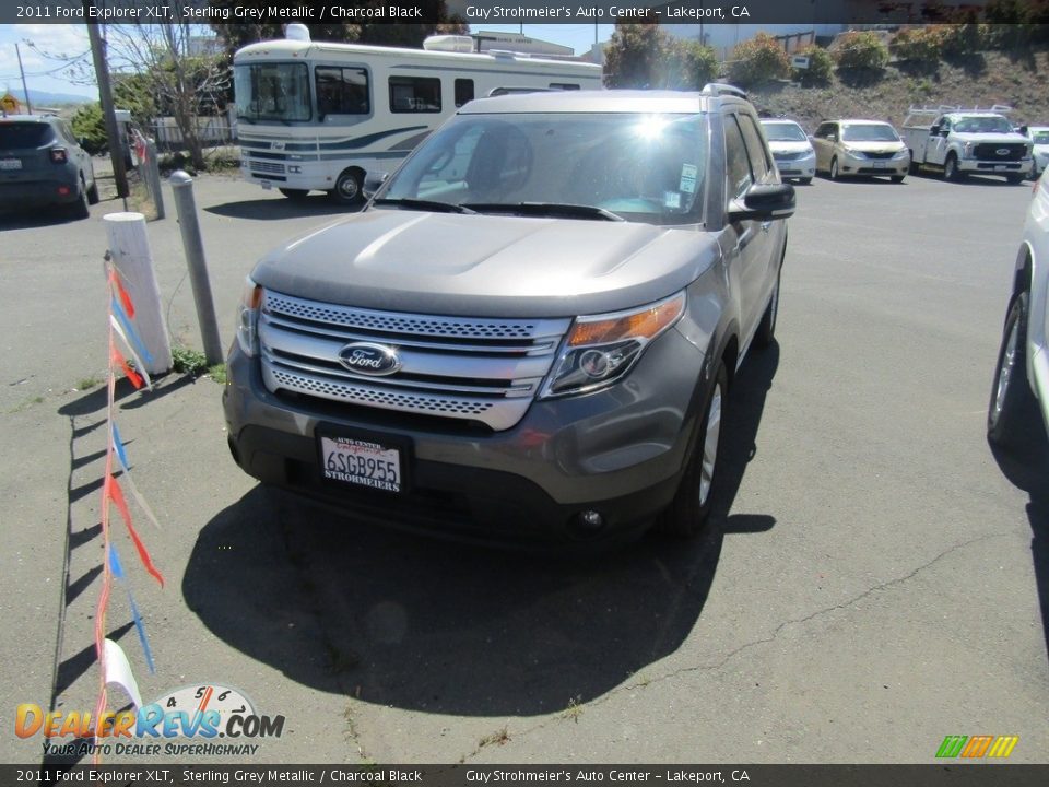 2011 Ford Explorer XLT Sterling Grey Metallic / Charcoal Black Photo #2