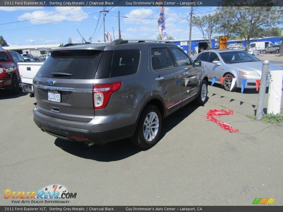 2011 Ford Explorer XLT Sterling Grey Metallic / Charcoal Black Photo #3