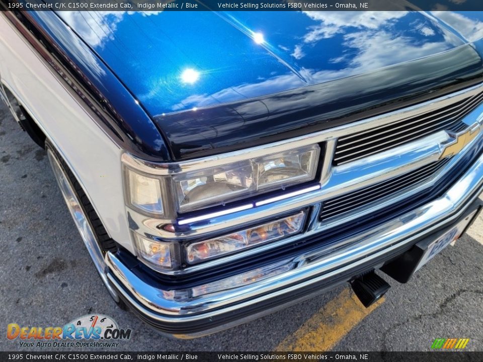 1995 Chevrolet C/K C1500 Extended Cab Indigo Metallic / Blue Photo #16