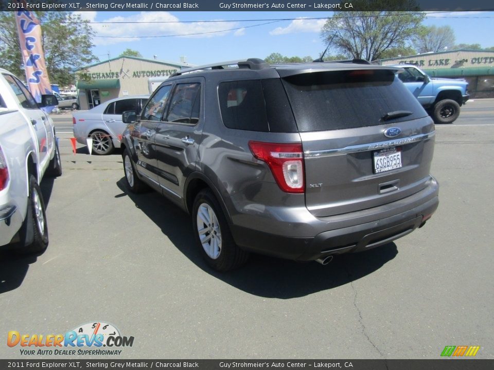 2011 Ford Explorer XLT Sterling Grey Metallic / Charcoal Black Photo #4