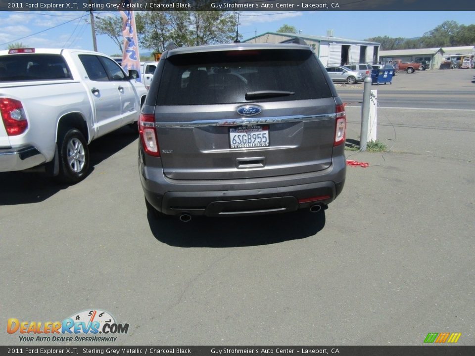 2011 Ford Explorer XLT Sterling Grey Metallic / Charcoal Black Photo #5