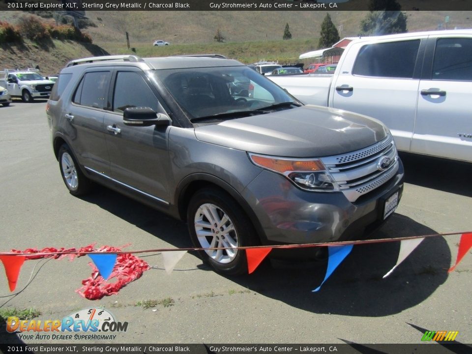 2011 Ford Explorer XLT Sterling Grey Metallic / Charcoal Black Photo #6