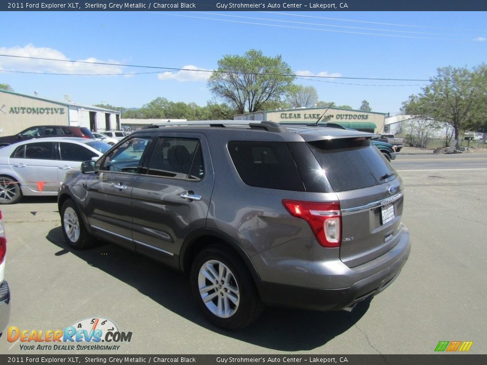 2011 Ford Explorer XLT Sterling Grey Metallic / Charcoal Black Photo #8