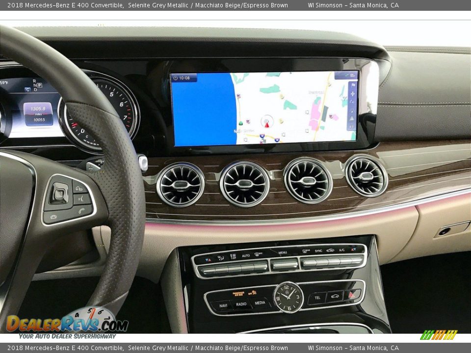 Navigation of 2018 Mercedes-Benz E 400 Convertible Photo #5