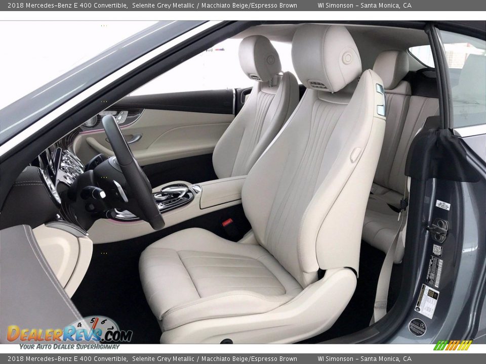 Front Seat of 2018 Mercedes-Benz E 400 Convertible Photo #18