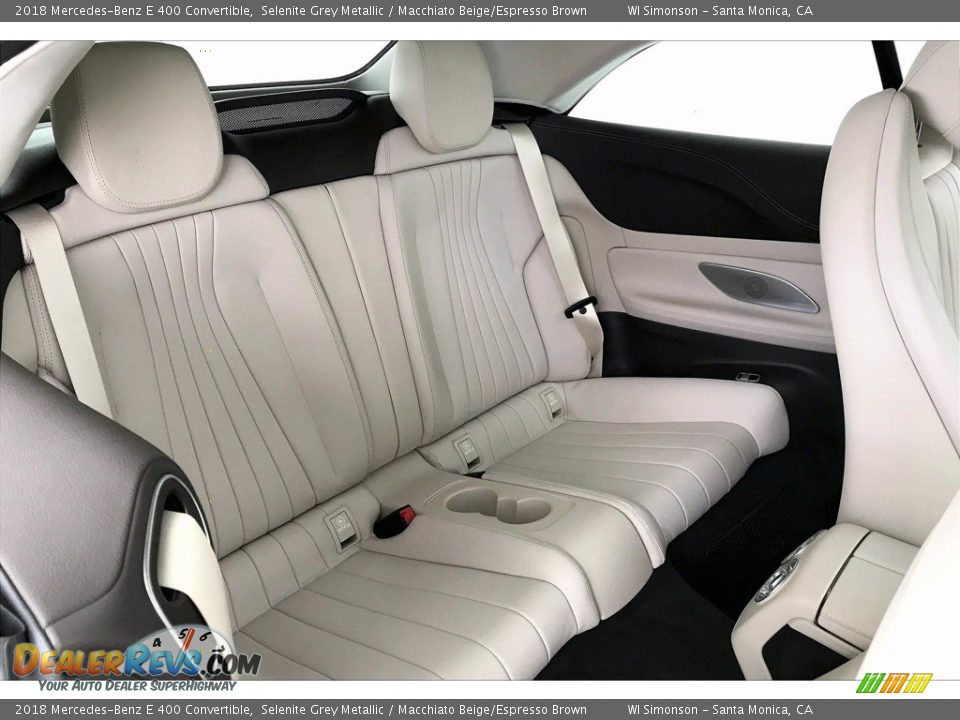 Rear Seat of 2018 Mercedes-Benz E 400 Convertible Photo #19