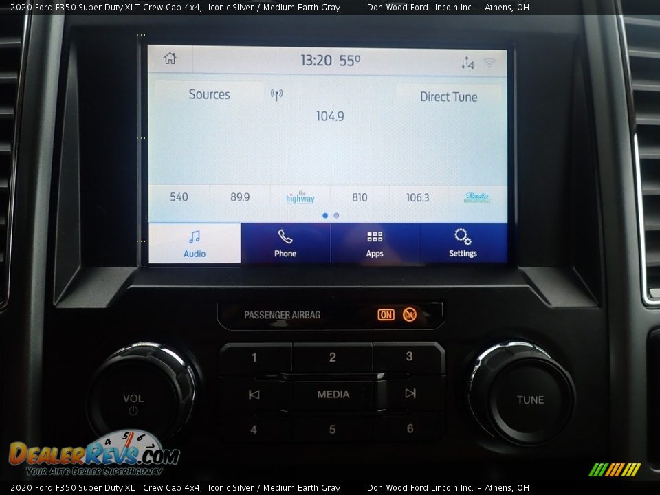 2020 Ford F350 Super Duty XLT Crew Cab 4x4 Iconic Silver / Medium Earth Gray Photo #2