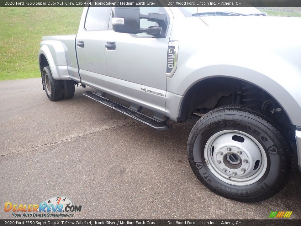2020 Ford F350 Super Duty XLT Crew Cab 4x4 Iconic Silver / Medium Earth Gray Photo #4