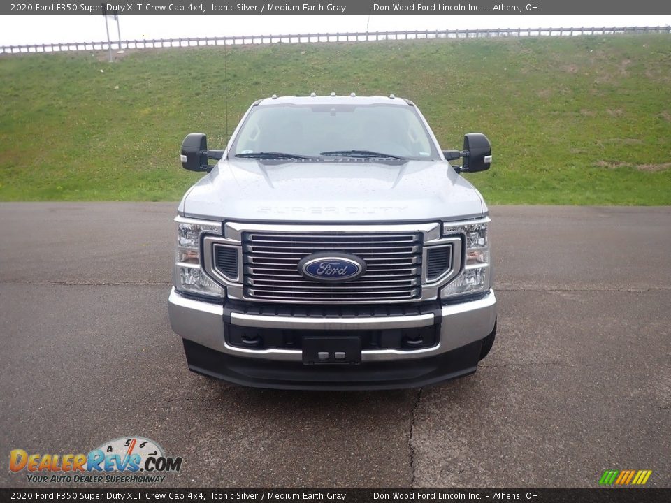 2020 Ford F350 Super Duty XLT Crew Cab 4x4 Iconic Silver / Medium Earth Gray Photo #5