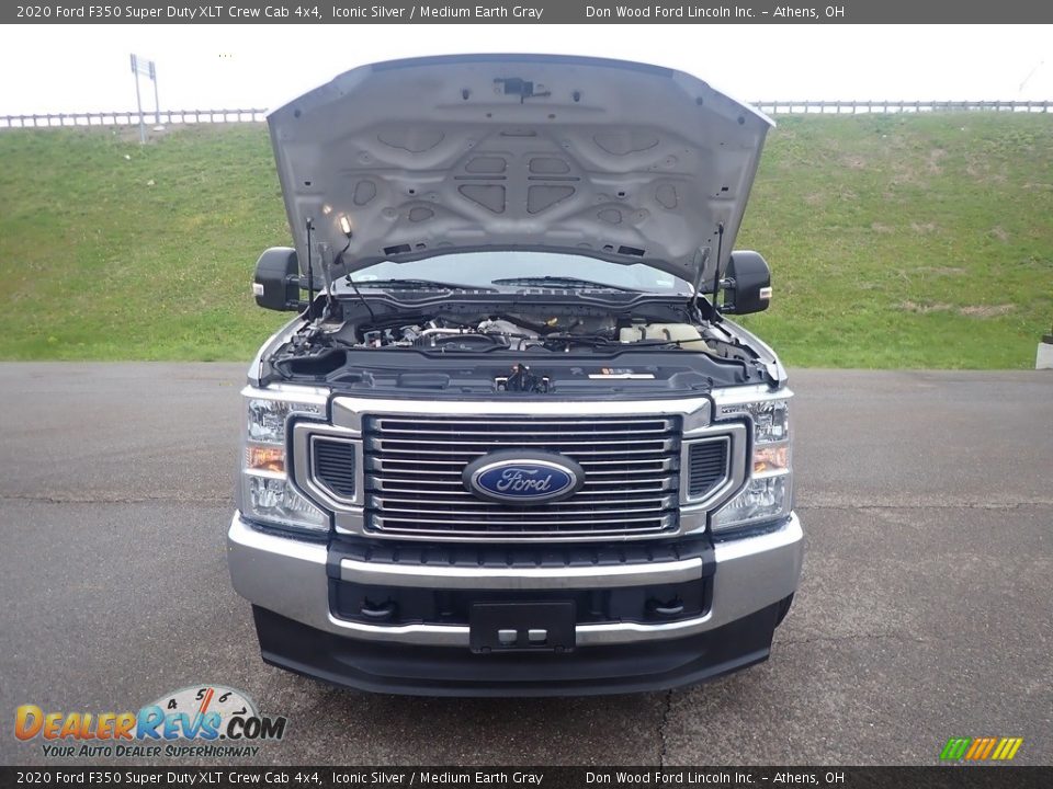 2020 Ford F350 Super Duty XLT Crew Cab 4x4 Iconic Silver / Medium Earth Gray Photo #6