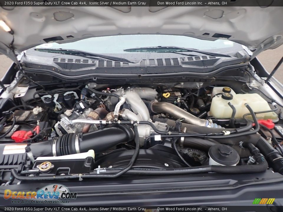 2020 Ford F350 Super Duty XLT Crew Cab 4x4 Iconic Silver / Medium Earth Gray Photo #7