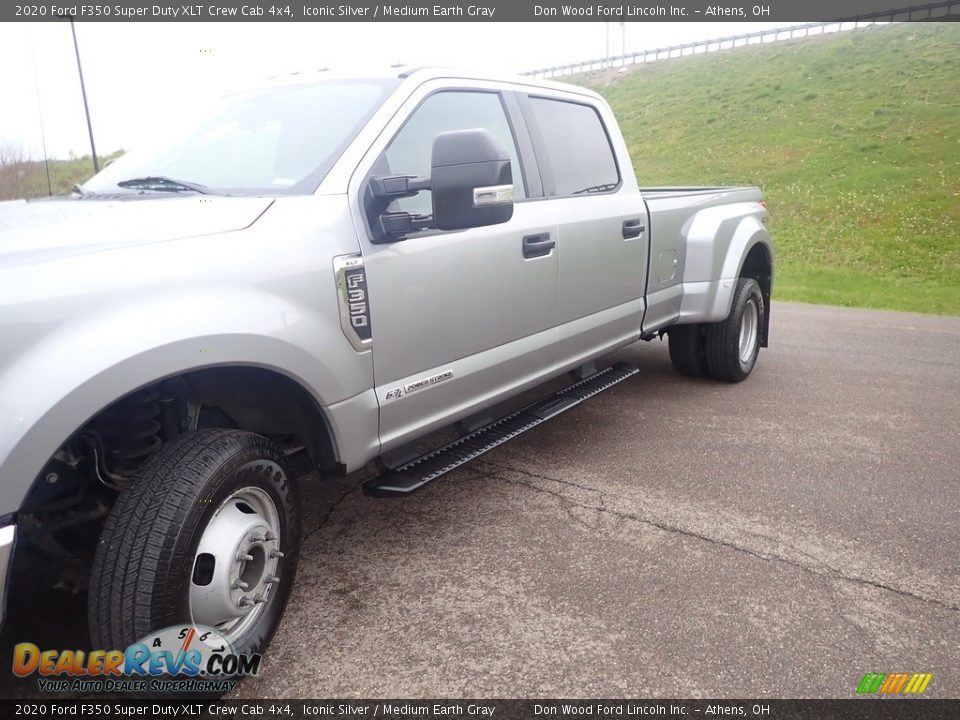 2020 Ford F350 Super Duty XLT Crew Cab 4x4 Iconic Silver / Medium Earth Gray Photo #10