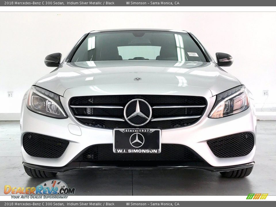 2018 Mercedes-Benz C 300 Sedan Iridium Silver Metallic / Black Photo #2