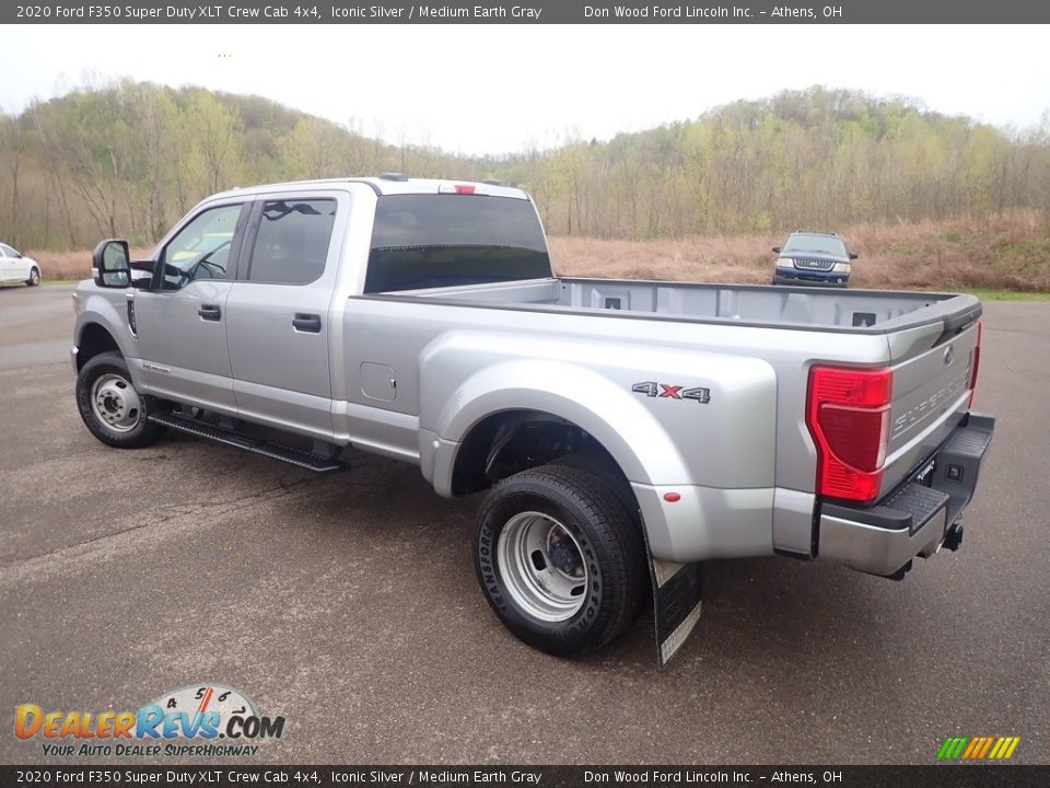 2020 Ford F350 Super Duty XLT Crew Cab 4x4 Iconic Silver / Medium Earth Gray Photo #12
