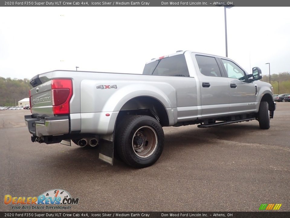 2020 Ford F350 Super Duty XLT Crew Cab 4x4 Iconic Silver / Medium Earth Gray Photo #15