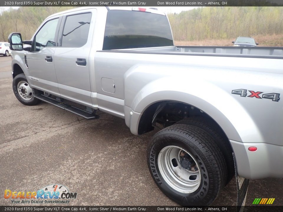2020 Ford F350 Super Duty XLT Crew Cab 4x4 Iconic Silver / Medium Earth Gray Photo #17