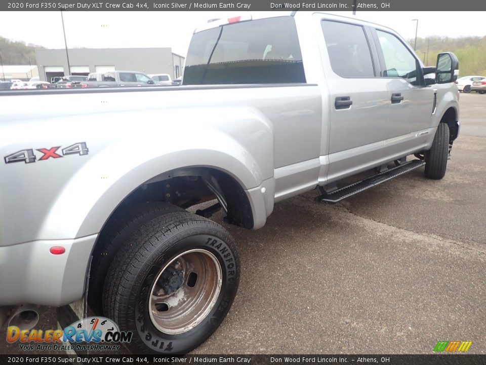 2020 Ford F350 Super Duty XLT Crew Cab 4x4 Iconic Silver / Medium Earth Gray Photo #18