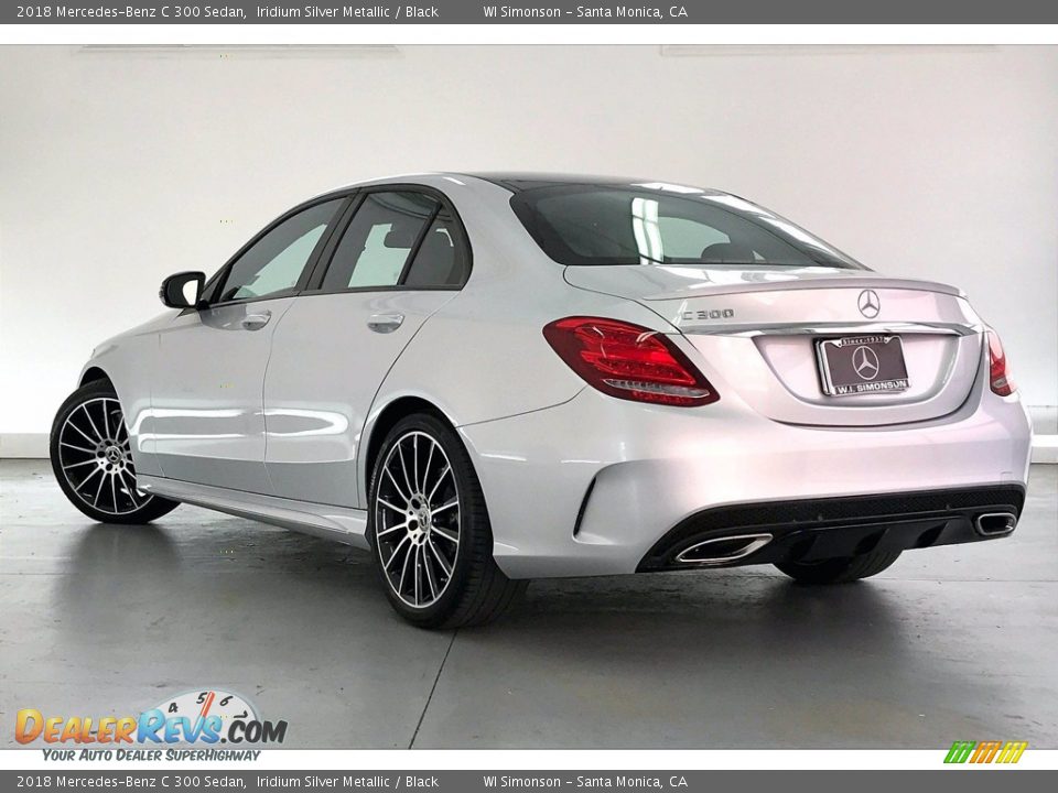 2018 Mercedes-Benz C 300 Sedan Iridium Silver Metallic / Black Photo #10