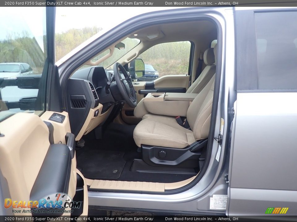 2020 Ford F350 Super Duty XLT Crew Cab 4x4 Iconic Silver / Medium Earth Gray Photo #21