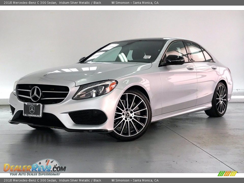 2018 Mercedes-Benz C 300 Sedan Iridium Silver Metallic / Black Photo #12