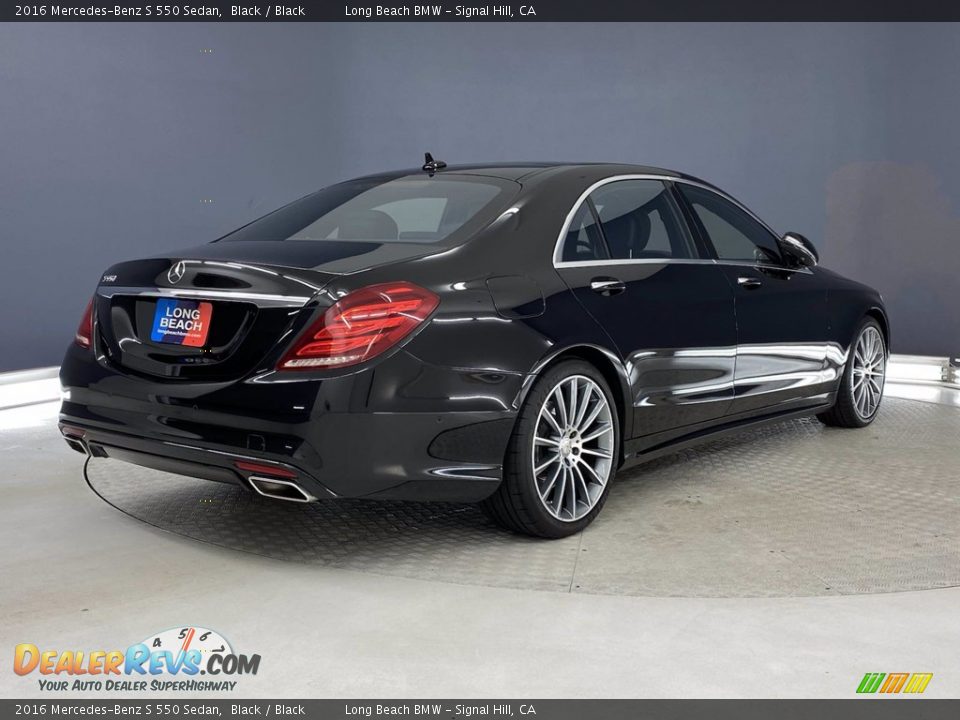 2016 Mercedes-Benz S 550 Sedan Black / Black Photo #5