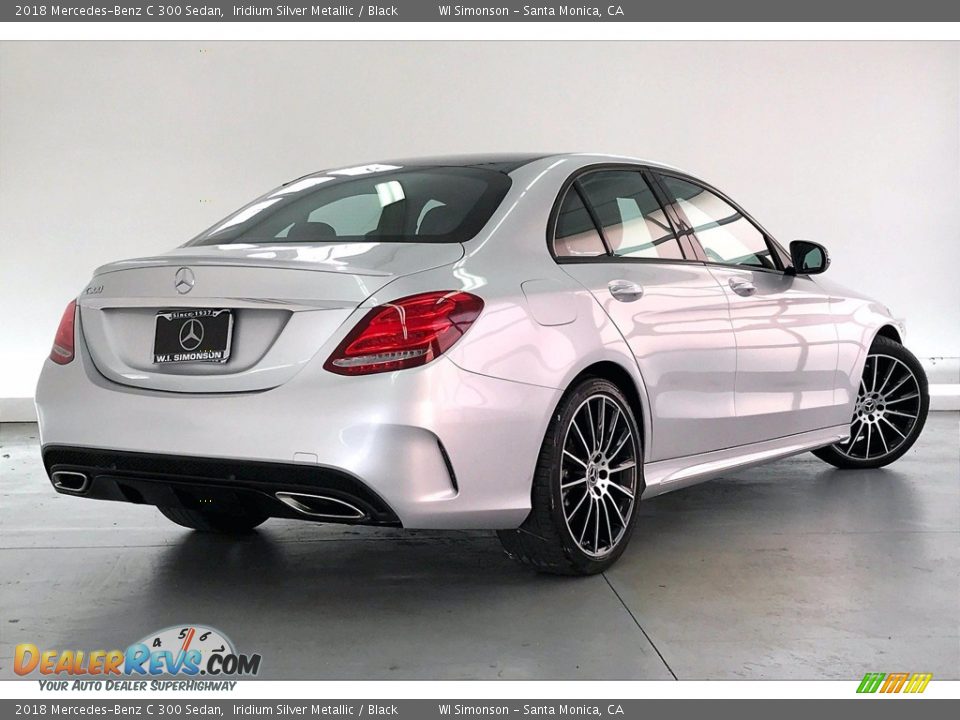 2018 Mercedes-Benz C 300 Sedan Iridium Silver Metallic / Black Photo #13