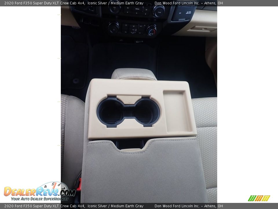 2020 Ford F350 Super Duty XLT Crew Cab 4x4 Iconic Silver / Medium Earth Gray Photo #28