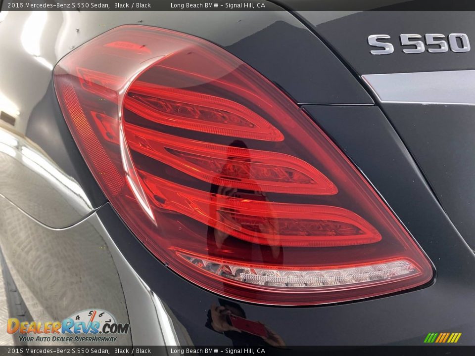 2016 Mercedes-Benz S 550 Sedan Black / Black Photo #9