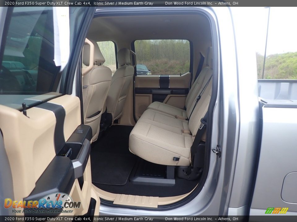 2020 Ford F350 Super Duty XLT Crew Cab 4x4 Iconic Silver / Medium Earth Gray Photo #31