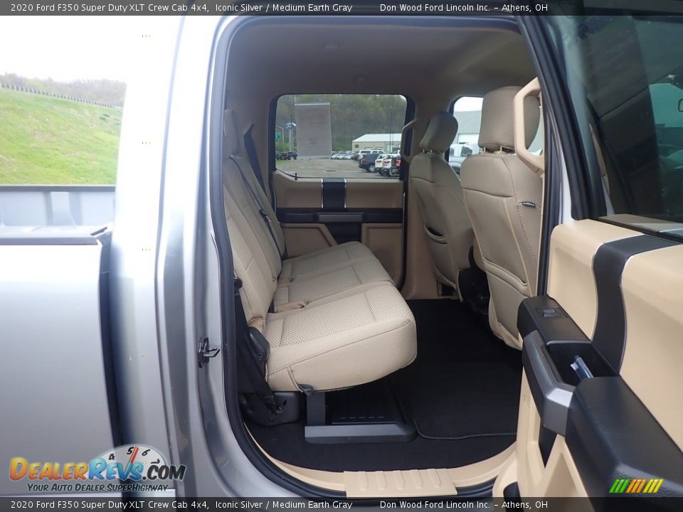 2020 Ford F350 Super Duty XLT Crew Cab 4x4 Iconic Silver / Medium Earth Gray Photo #33