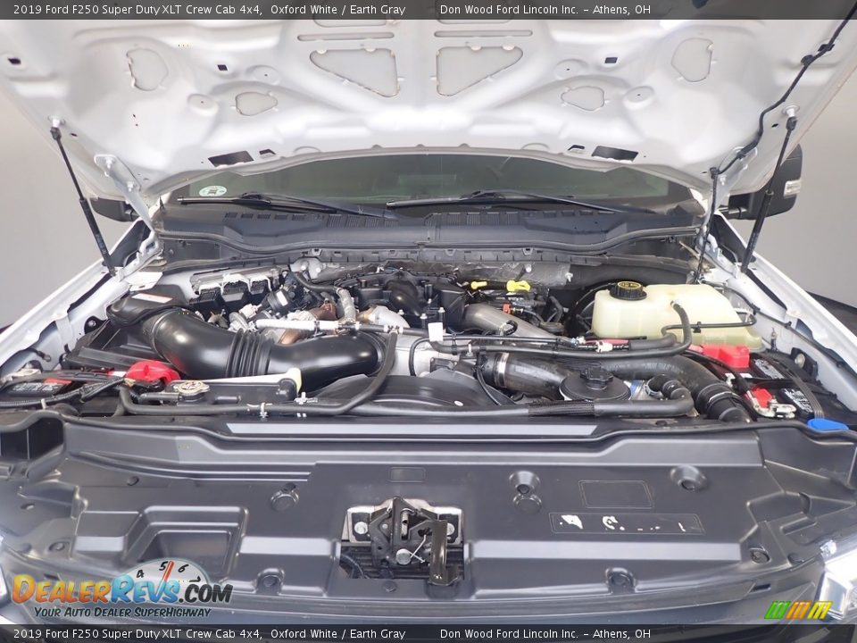 2019 Ford F250 Super Duty XLT Crew Cab 4x4 Oxford White / Earth Gray Photo #7