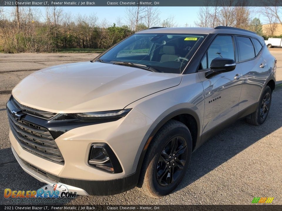 2021 Chevrolet Blazer LT Pewter Metallic / Jet Black Photo #1