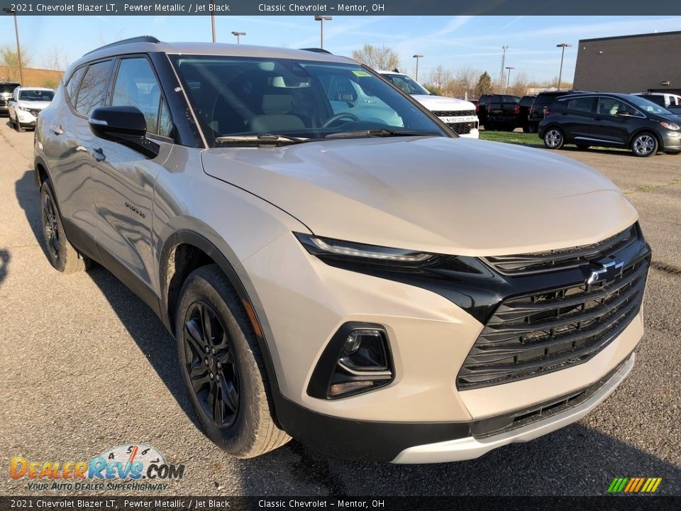 2021 Chevrolet Blazer LT Pewter Metallic / Jet Black Photo #2