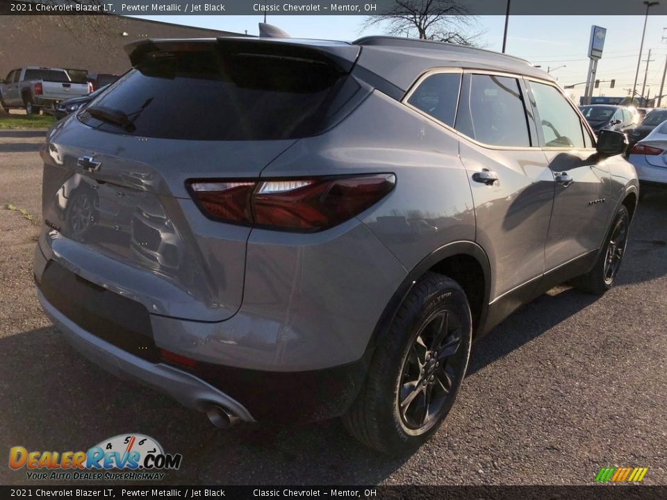 2021 Chevrolet Blazer LT Pewter Metallic / Jet Black Photo #3