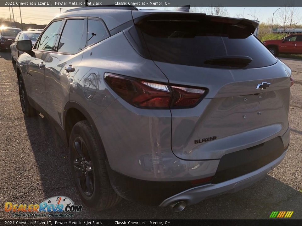 2021 Chevrolet Blazer LT Pewter Metallic / Jet Black Photo #4