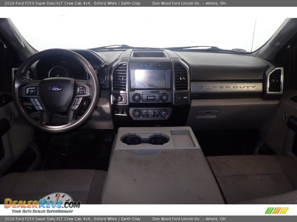 2019 Ford F250 Super Duty XLT Crew Cab 4x4 Oxford White / Earth Gray Photo #19