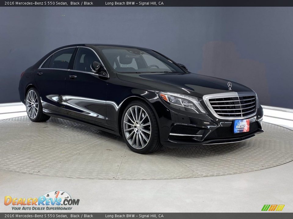 2016 Mercedes-Benz S 550 Sedan Black / Black Photo #35