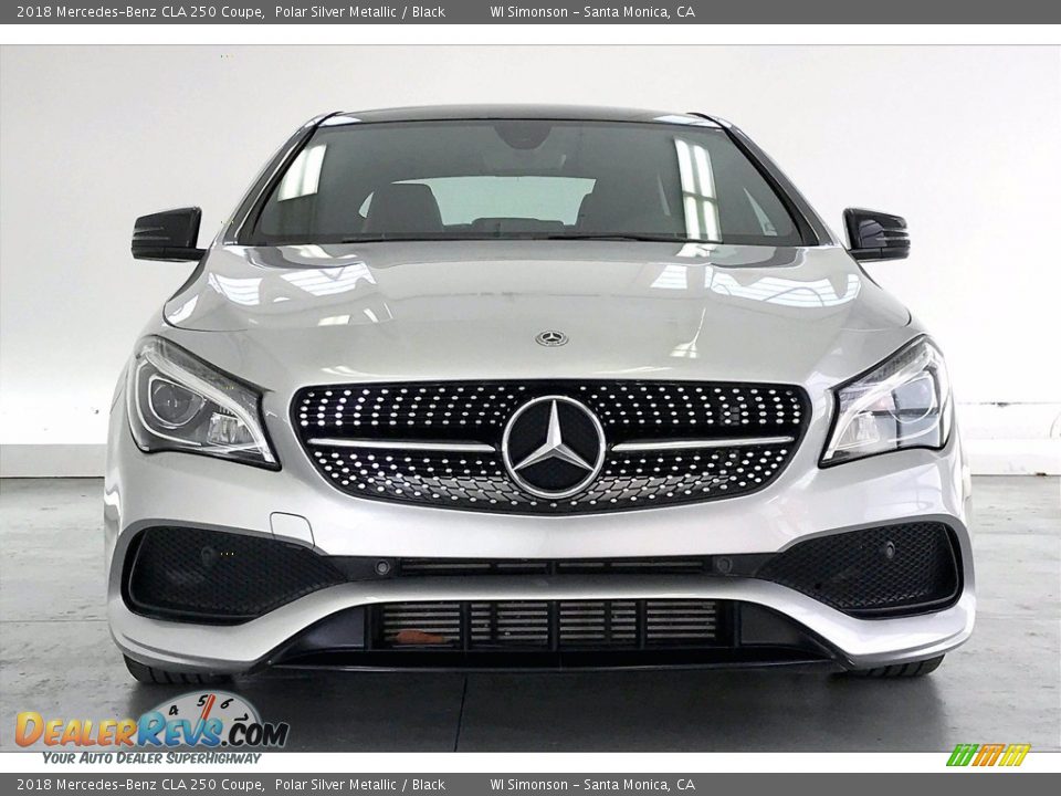 2018 Mercedes-Benz CLA 250 Coupe Polar Silver Metallic / Black Photo #2