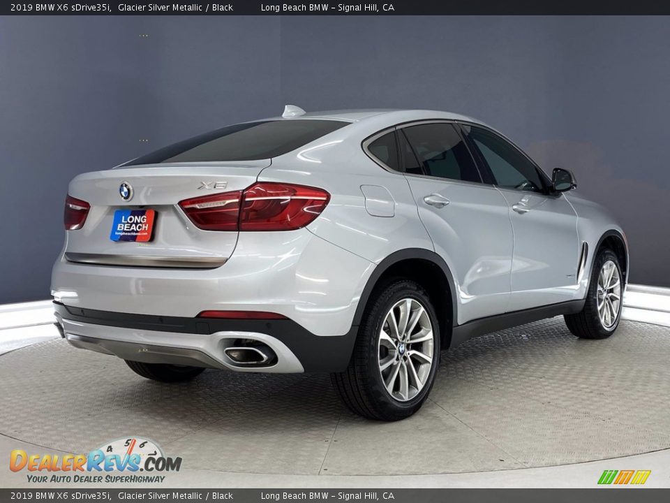 Glacier Silver Metallic 2019 BMW X6 sDrive35i Photo #5