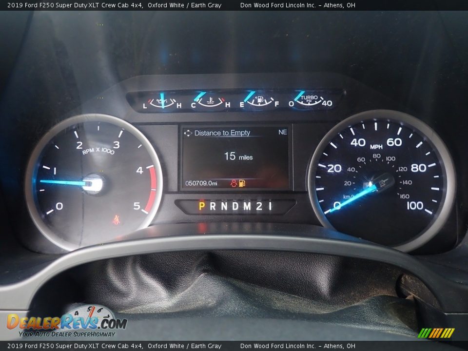 2019 Ford F250 Super Duty XLT Crew Cab 4x4 Oxford White / Earth Gray Photo #28