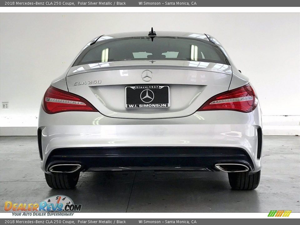 2018 Mercedes-Benz CLA 250 Coupe Polar Silver Metallic / Black Photo #3