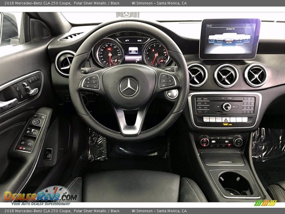 2018 Mercedes-Benz CLA 250 Coupe Polar Silver Metallic / Black Photo #4